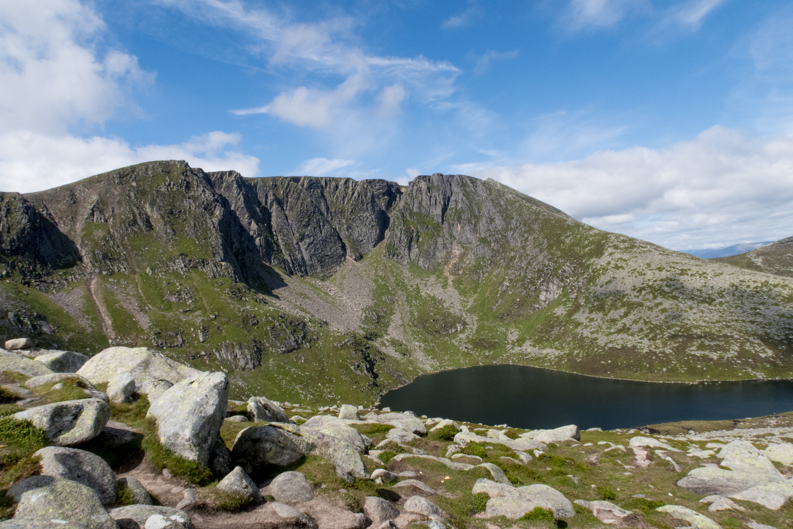 Corrie
and cliffs