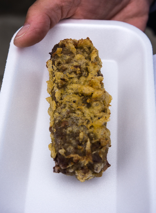 Deep fried Mars Bar