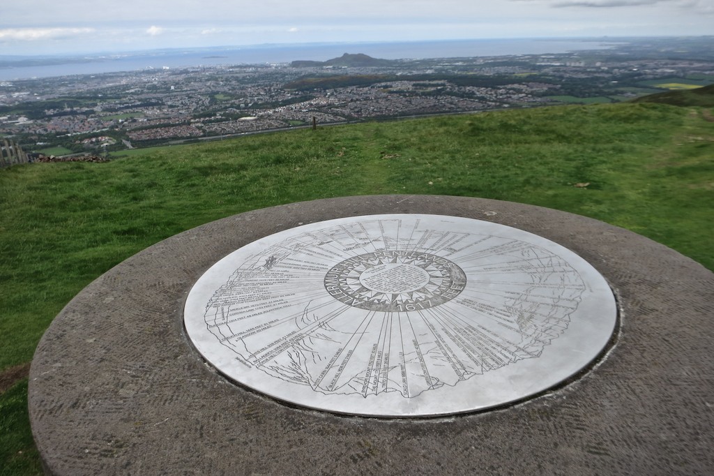 Indicator -  Allermuir Hill summit