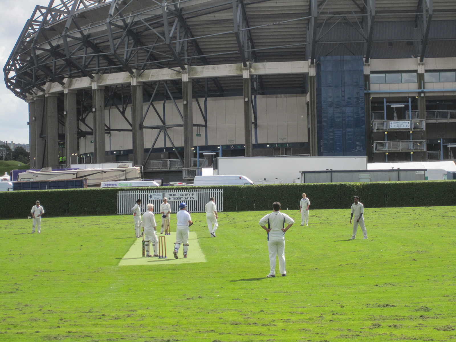 cricket at murrayfield