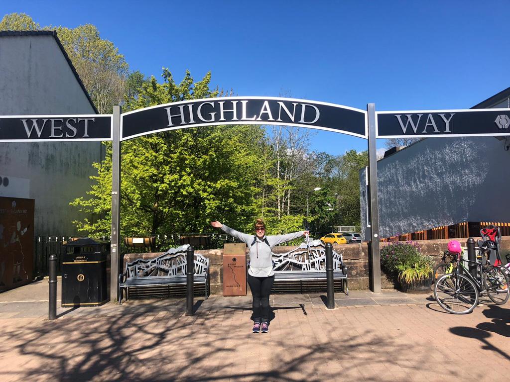 The start of the West Highland Way